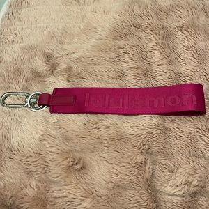 Lululemon Never Lost Keychain-Wild Berry/Sonic Pink